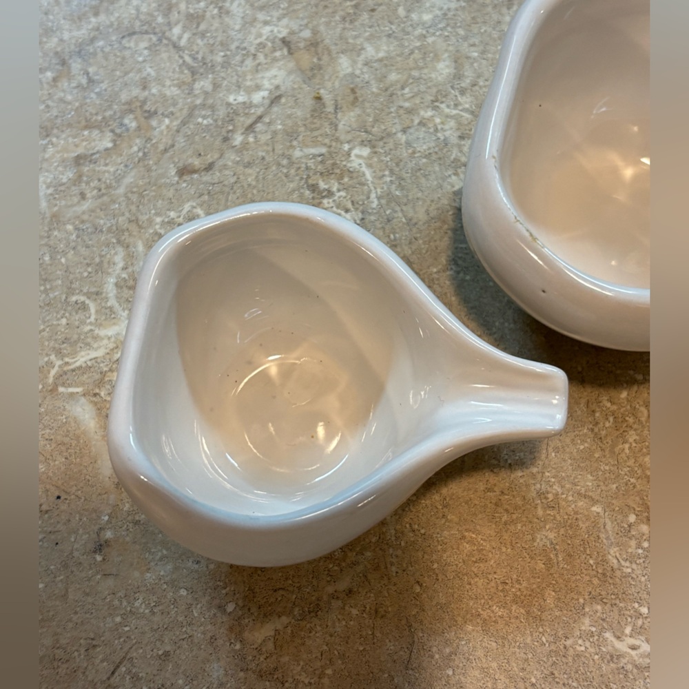 Rae Dunn White Ceramic Fraction Measuring Cups Set Cottagecore - Picture 7 of 10